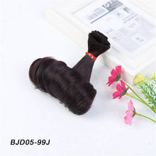 Load image into Gallery viewer, Cataleya AD SD DIY doll hair bjd high temperature silk wig hair curly doll tress wigs 15cm*100cm hair for dolls