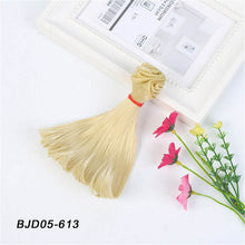 Load image into Gallery viewer, Cataleya AD SD DIY doll hair bjd high temperature silk wig hair curly doll tress wigs 15cm*100cm hair for dolls