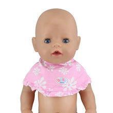 Load image into Gallery viewer, 2pcs/set Suit+Shoes Dolls Outfit For 43cm Baby Doll Cute Jumpers Rompers 17 Inch Zapf Doll Clothes