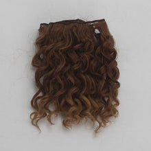 Load image into Gallery viewer, 15*100cm High Quality Screw Curly Hair Extensions for All Dolls DIY Hair Wigs Heat Resistant Fiber Hair Wefts Accessories toys