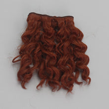 Load image into Gallery viewer, 15*100cm High Quality Screw Curly Hair Extensions for All Dolls DIY Hair Wigs Heat Resistant Fiber Hair Wefts Accessories toys