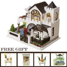 Load image into Gallery viewer, CUTEBEE DIY Dollhouse Wooden doll Houses Miniature Doll House Furniture Kit Casa Music Led Toys for Children Birthday Gift K18