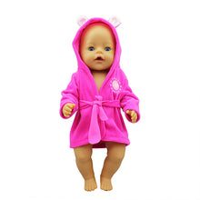 Load image into Gallery viewer, New bathrobe Doll Clothes Born Baby Fit 17 inch 43cm Doll Accessories For Baby Festiival Gift