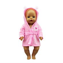 Load image into Gallery viewer, New bathrobe Doll Clothes Born Baby Fit 17 inch 43cm Doll Accessories For Baby Festiival Gift