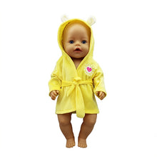 Load image into Gallery viewer, New bathrobe Doll Clothes Born Baby Fit 17 inch 43cm Doll Accessories For Baby Festiival Gift