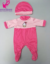 Load image into Gallery viewer, doll clothes for 18 inch doll vest jacket shirt and pants for 18" 43cm baby new born doll toys accessory baby girl gifts