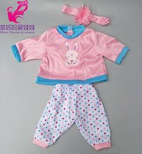 Load image into Gallery viewer, doll clothes for 18 inch doll vest jacket shirt and pants for 18" 43cm baby new born doll toys accessory baby girl gifts