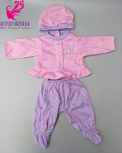 Load image into Gallery viewer, doll clothes for 18 inch doll vest jacket shirt and pants for 18" 43cm baby new born doll toys accessory baby girl gifts