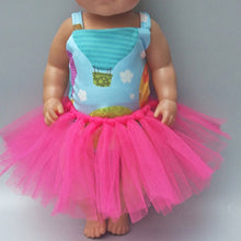 Load image into Gallery viewer, doll clothes for 18 inch doll vest jacket shirt and pants for 18" 43cm baby new born doll toys accessory baby girl gifts