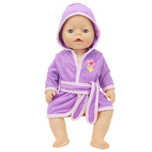 Load image into Gallery viewer, 2pcs/set Suit+Shoes Dolls Outfit For 43cm Baby Doll Cute Jumpers Rompers 17 Inch Zapf Doll Clothes