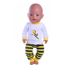 Load image into Gallery viewer, Doll Pajamas 14 Styles Clothes Accessories Fit 18 Inch American&amp;43 CM Born Baby Generation,Russian DIY Toy Birthday Girl's Gift