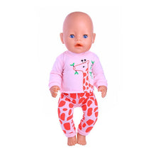 Load image into Gallery viewer, Doll Pajamas 14 Styles Clothes Accessories Fit 18 Inch American&amp;43 CM Born Baby Generation,Russian DIY Toy Birthday Girl's Gift