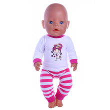 Load image into Gallery viewer, Doll Pajamas 14 Styles Clothes Accessories Fit 18 Inch American&amp;43 CM Born Baby Generation,Russian DIY Toy Birthday Girl's Gift