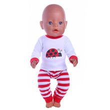 Load image into Gallery viewer, Doll Pajamas 14 Styles Clothes Accessories Fit 18 Inch American&amp;43 CM Born Baby Generation,Russian DIY Toy Birthday Girl's Gift