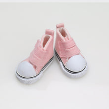 Load image into Gallery viewer, 1 Pair 5cm Doll Canvas Shoes Seakers Doll Toy Footwear Sports Tennis Shoes Children Gift Toys