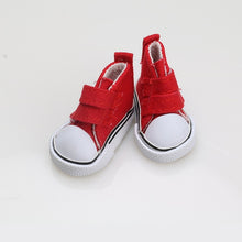 Load image into Gallery viewer, 1 Pair 5cm Doll Canvas Shoes Seakers Doll Toy Footwear Sports Tennis Shoes Children Gift Toys