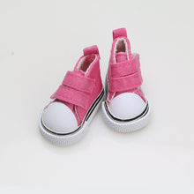 Load image into Gallery viewer, 1 Pair 5cm Doll Canvas Shoes Seakers Doll Toy Footwear Sports Tennis Shoes Children Gift Toys