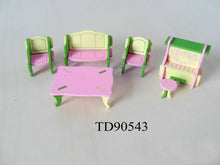 Load image into Gallery viewer, Simulation House Miniature Wooden Furniture DollHouse Accessories Toys Wood Furniture Set Dolls Baby Room For Kids Play Toy