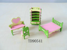 Load image into Gallery viewer, Simulation House Miniature Wooden Furniture DollHouse Accessories Toys Wood Furniture Set Dolls Baby Room For Kids Play Toy