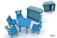 Load image into Gallery viewer, Simulation House Miniature Wooden Furniture DollHouse Accessories Toys Wood Furniture Set Dolls Baby Room For Kids Play Toy